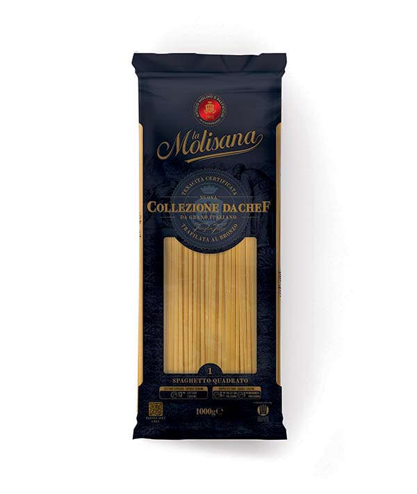 PASTA MOLISANA CHEF 100% ITALIANA  1 SPAGHETTI QUADRATI KG 1