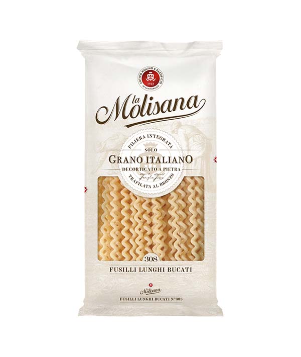 PASTA MOLISANA SPECIALITA' 100% ITALIANA 308 FUSILLI LUNGHI BUCATI
GR 500