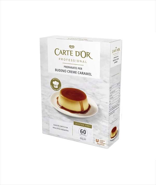 BUDINO CREME CARAMEL SENZA GLUTINE CARTE D'OR GR 800