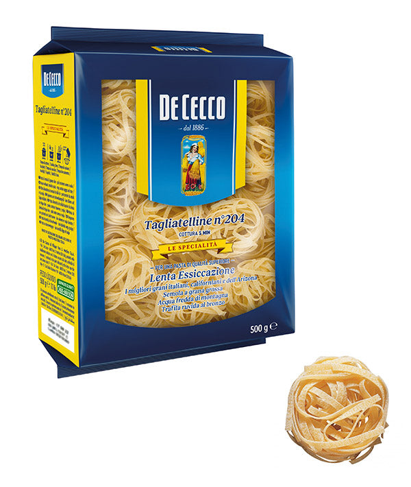 PASTA DE CECCO NIDI SEMOLA TAGLIATELLINE 204 GR 500