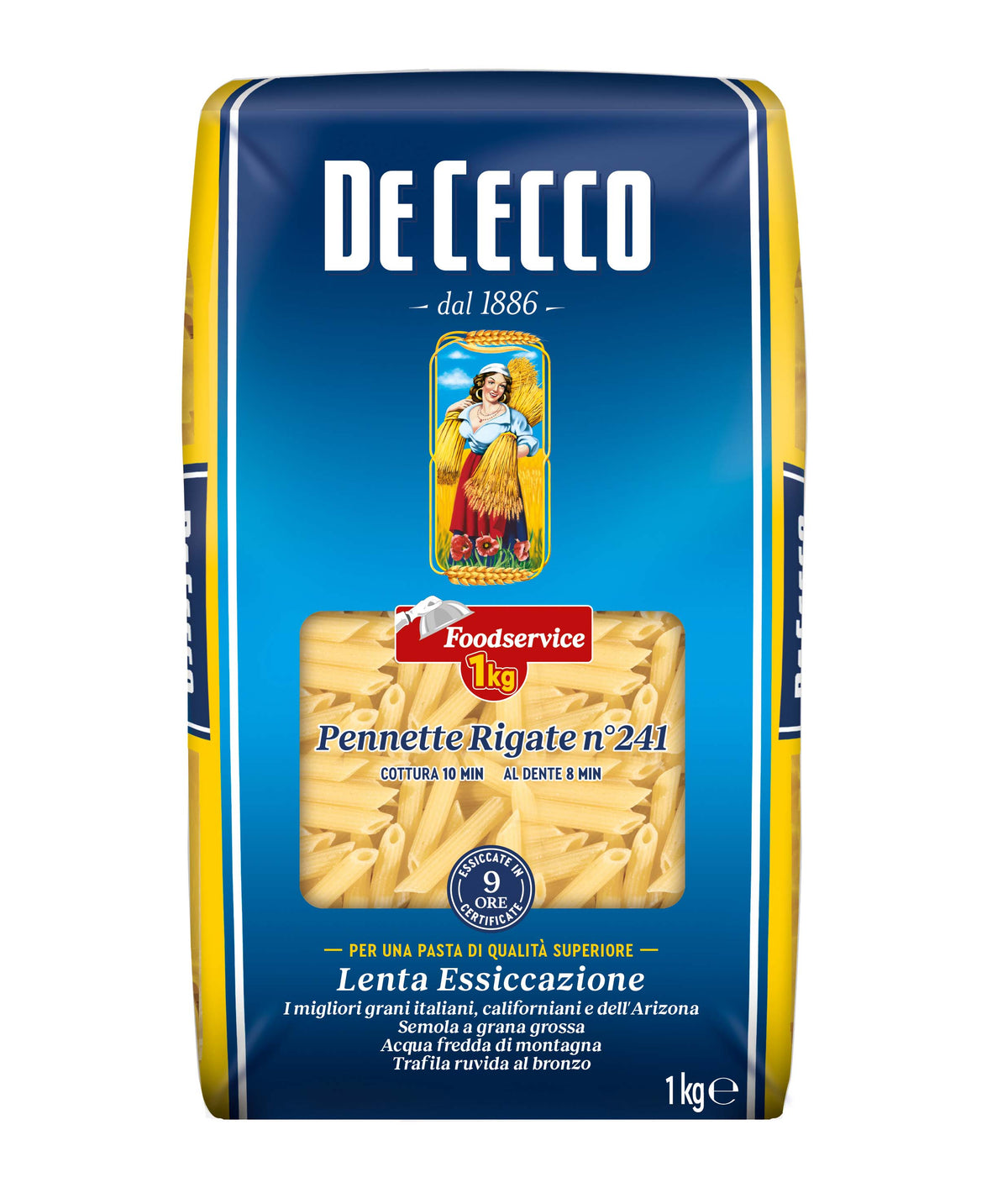 Pennette rigate n° 241 DeCecco Food Service.