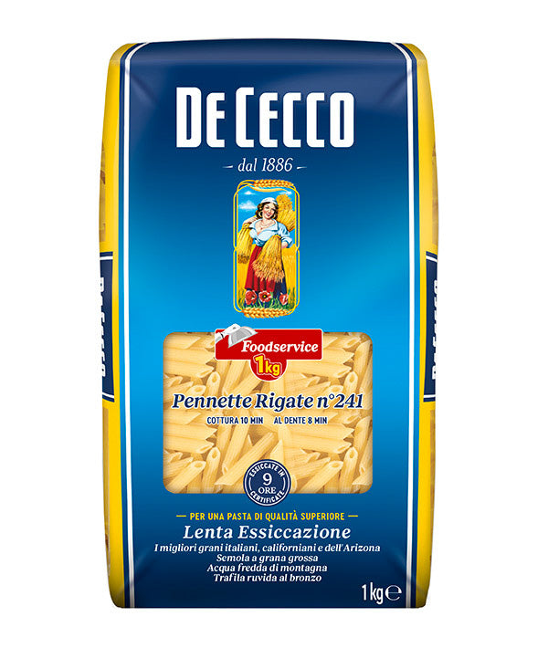 PASTA DE CECCO SEMOLA 241 PENNETTE RIGATE FOOD SERVICE KG 1