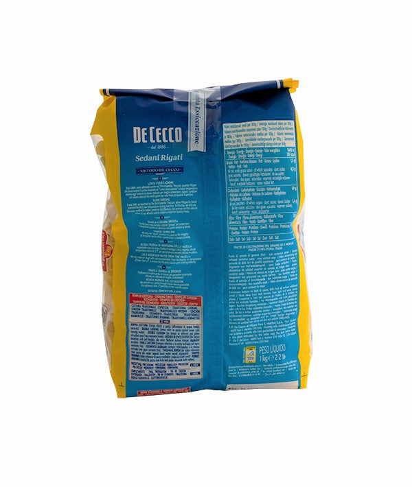 PASTA DE CECCO SEMOLA 57 SEDANI RIGATI FOOD SERVICE KG 1