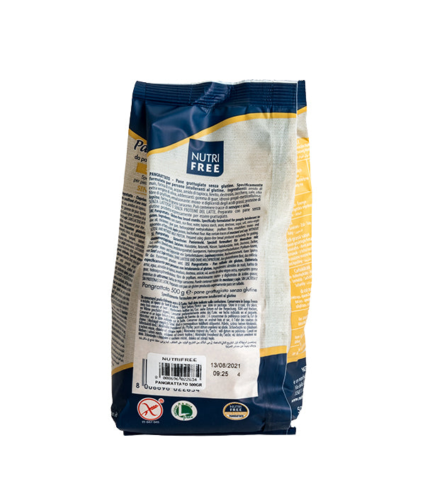 PAN GRATTATO NUTRI FREE SENZA GLUTINE GR 500
