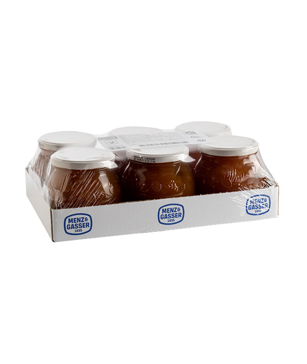 CONFETTURA PESCA 50% FRUTTA JAM IN JAR MENZ & GASSER GR 620