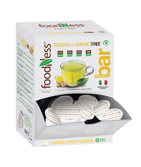 BEVANDA ZENZERO E LIMONE CAPSULE SENZA ZUCCHERO FOODNESS PZ 50