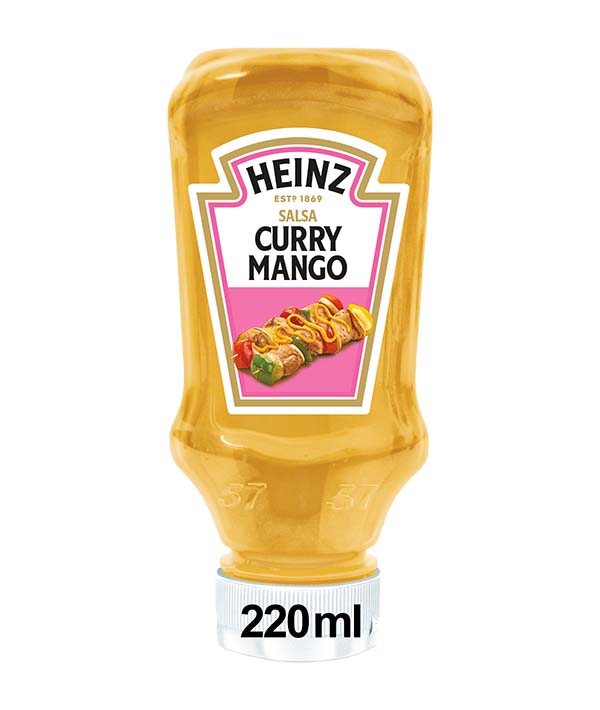 SALSA CURRY MANGO TOP DOWN HEINZ GR 225