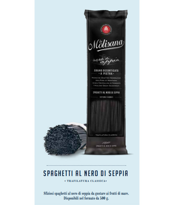 PASTA MOLISANA SPAGHETTI AL NERO DI SEPPIA GR 500