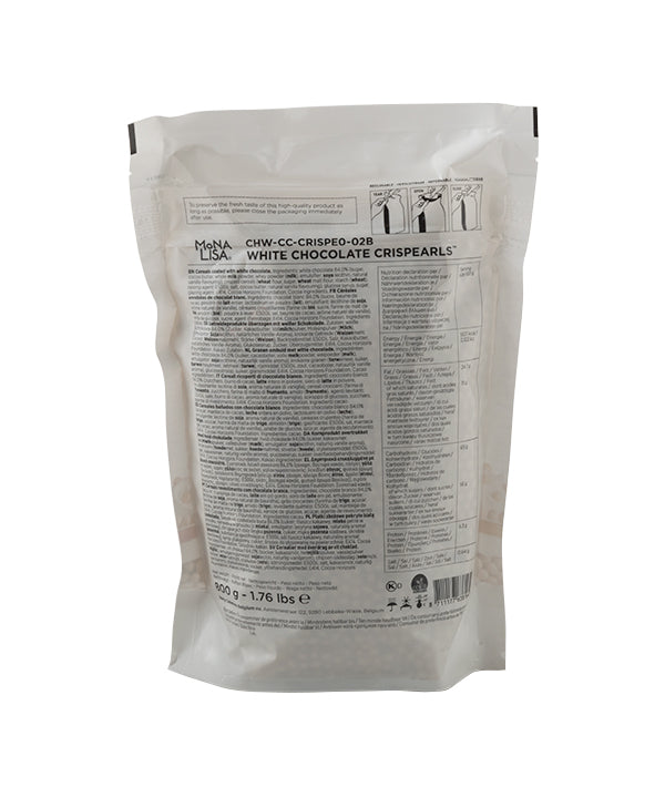 CRISPEARLS CIOCCOLATO BIANCO MONALISA GR 800