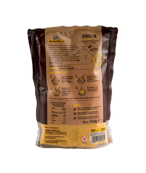 FARINA POLENTA GIALLA ISTANTANEA SENZA GLUTINE 
MOLINO DI FERRO GR 360