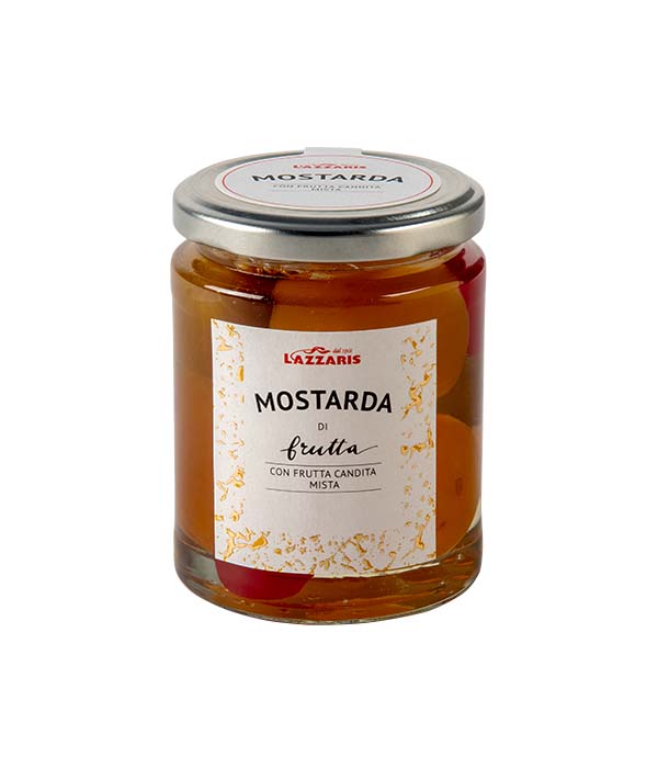 MOSTARDA DI FRUTTA MISTA LAZZARIS GR 360