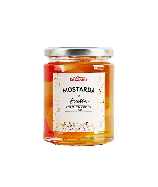 MOSTARDA DI FRUTTA MISTA LAZZARIS GR 360