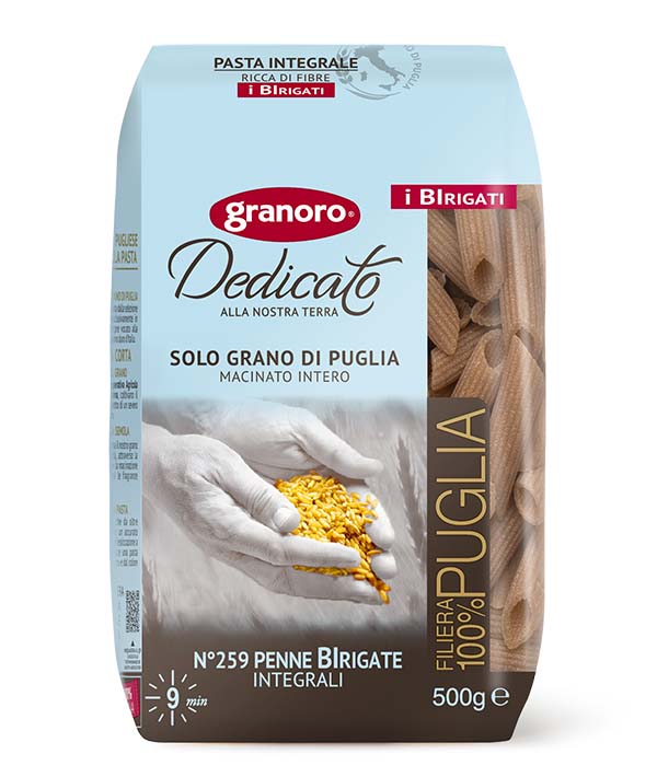 GRANORO 100% GRANO PUGLIESE BIRIGATE 259 INTEGRALI GR 500