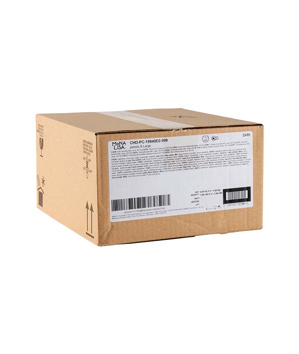 PENNE MAXI CIOCCOLATO FONDENTE CM 20 MONALISA GR 900