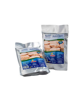 TRANCETTI DI TONNO YELLOWFIN IN OLIO DI OLIVA BUSTA KG 1