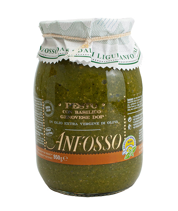 PESTO CON BASILICO GENOVESE DOP ANFOSSO GR 950
