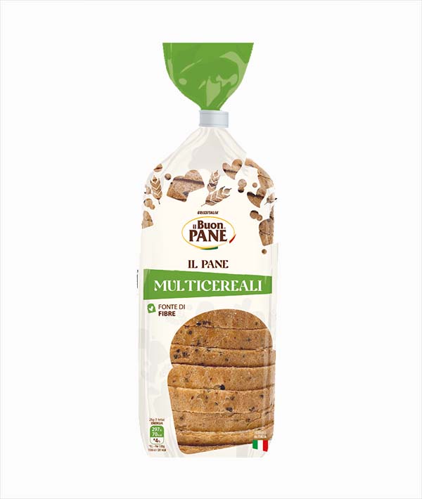 PAN BAULETTO MULTICEREALI AFFETTATO BUON PANE GR 400