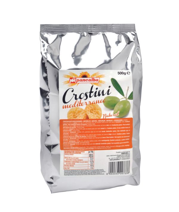 CROSTINI MEDITERRANEO PANE ALBA GR 500