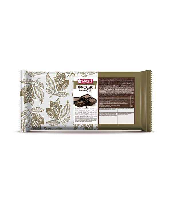 CIOCCOLATO FONDENTE SENZA GLUTINE 72% MASTER MARTINI KG 1