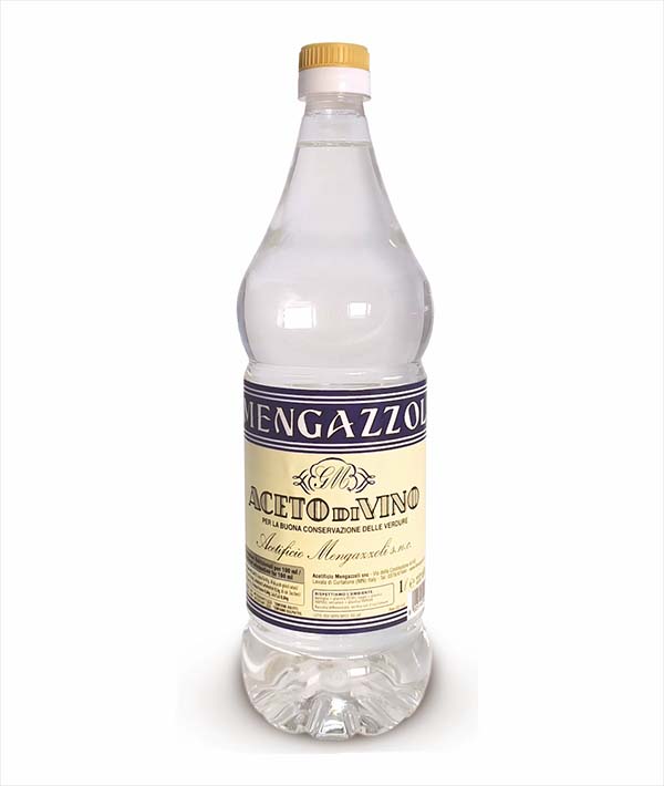 ACETO DI VINO DECOLORATO PET MENGAZZOLI LT 1