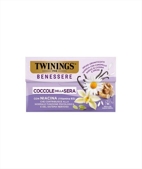 INFUSO BENESSERE COCCOLE SERA GR 2 TWININGS PZ 18