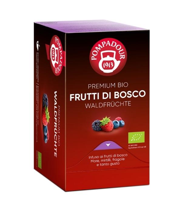 INFUSO FRUTTI DI BOSCO BIO GR 3 PREMIUM POMPADOUR PZ 20