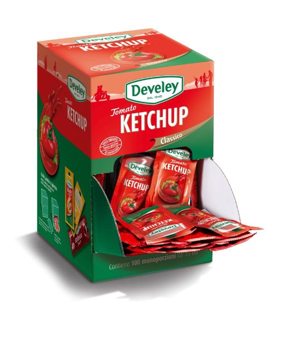 KETCHUP MONODOSE PZ 100X15 DEVELEY KG 1,5
