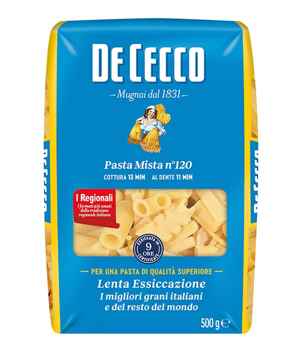 PASTA DE CECCO SEMOLA SPECIALITA' 120 PASTA MISTA GR 500
