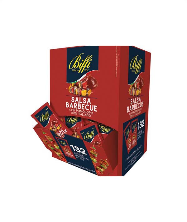 SALSA BBQ FUMÈ MONODOSE GR 10 SENZA GLUTINE BIFFI PZ 132