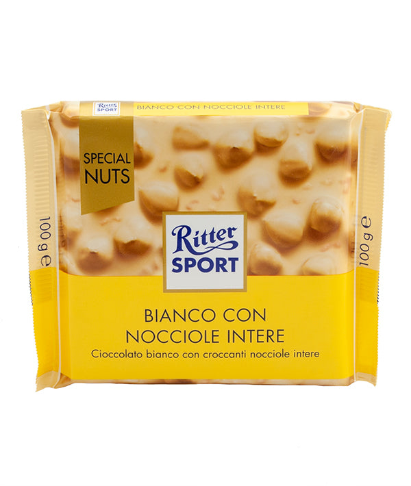 RITTERSPORT BIANCO NOCCIOLE PZ 10X100 KG 1