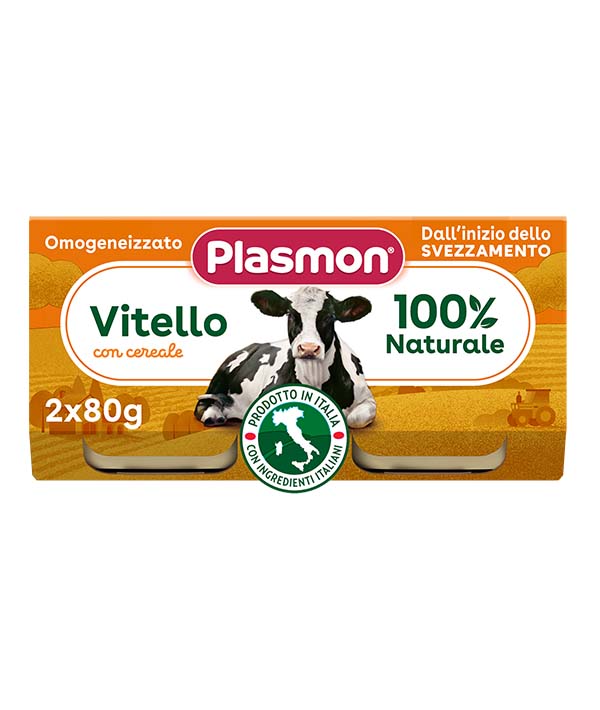 OMOGENEIZZATO DI VITELLO GR 80X2 PLASMON PZ 12