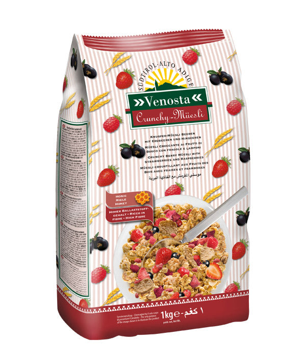 MUESLI CROCCANTE FRUTTI DI BOSCO VENOSTA KG 1