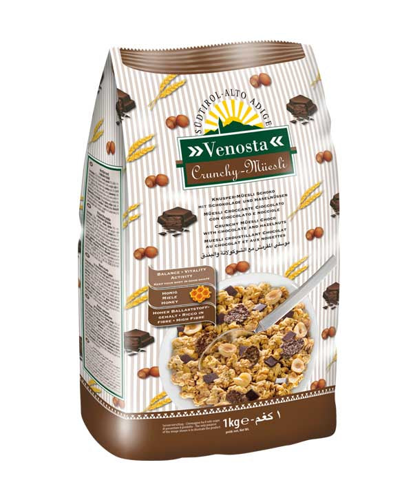 MUESLI CROCCANTE CIOCCOLATO / NOCCIOLE VENOSTA KG 1