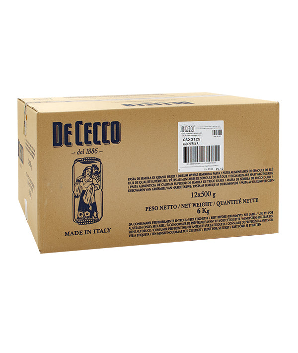 PASTA DE CECCO SEMOLA SPECIALITA' 125 PACCHERI GR 500