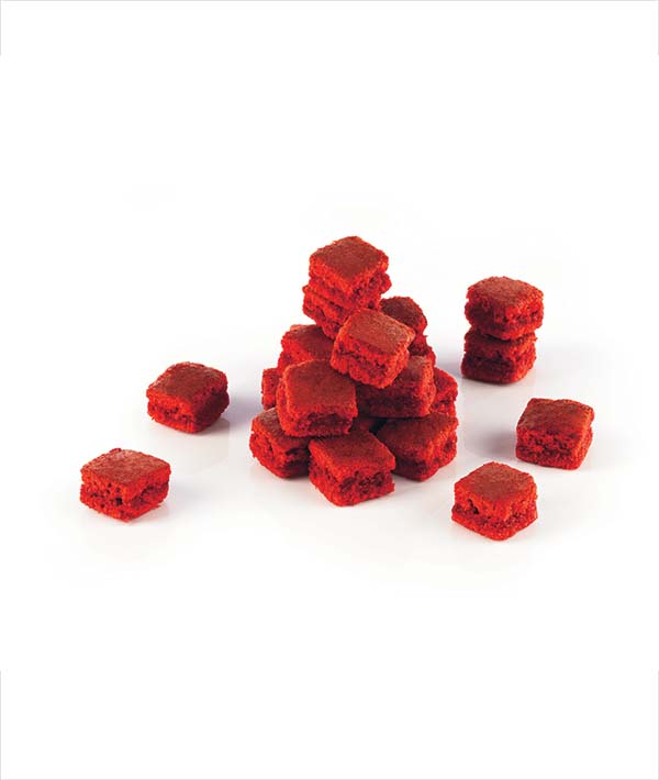 PAN DI SPAGNA CUBETTI RED VELVET CM1,5x1,5 KG 1