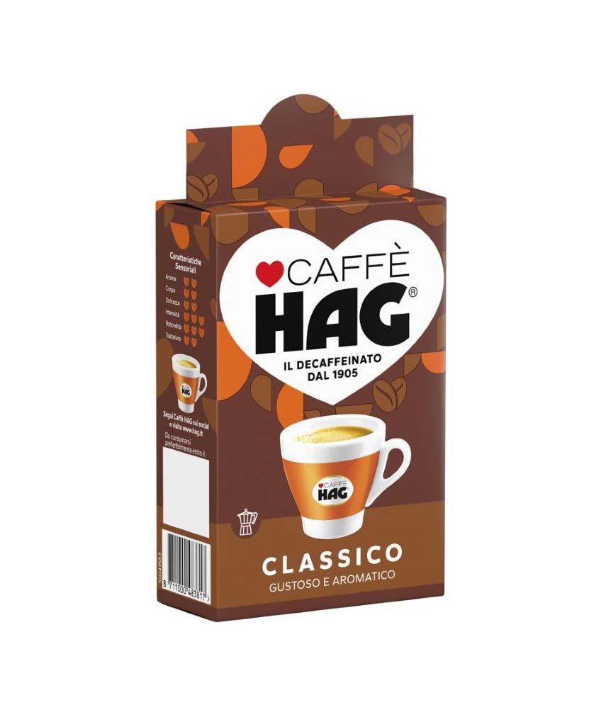 CAFFE' HAG DECAFFEINATO MACINATO GR 250