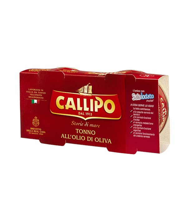 TONNO YELLOWFIN IN OLIO DI OLIVA LATTA PZ 12X140g CALLIPO KG 1,68