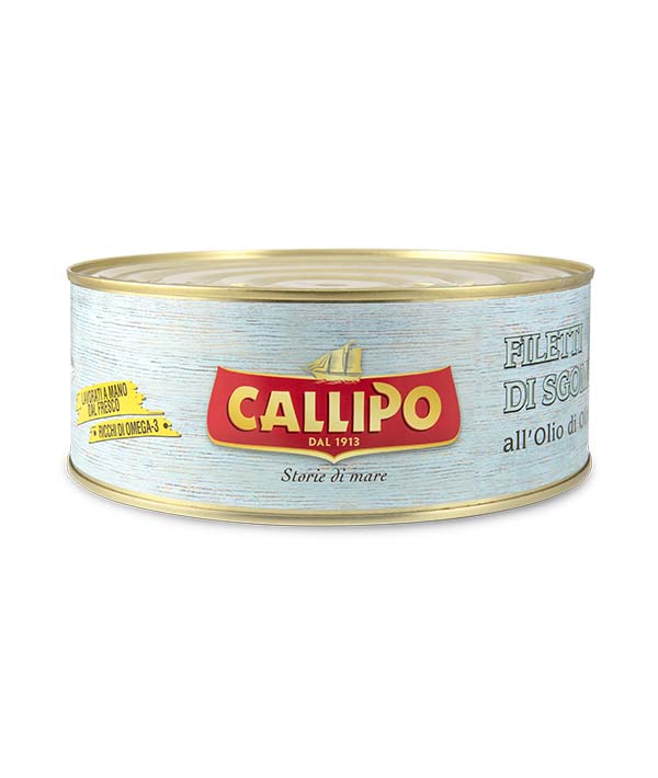 FILETTI DI SGOMBRO IN OLIO DI OLIVA CALLIPO KG 2,45