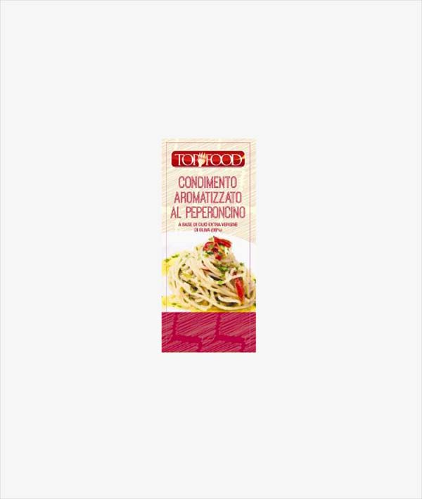 CONDIMENTO OLIO EVO E PEPERONCINO MONODOSE ML 8 TOPFOOD 
PZ 100