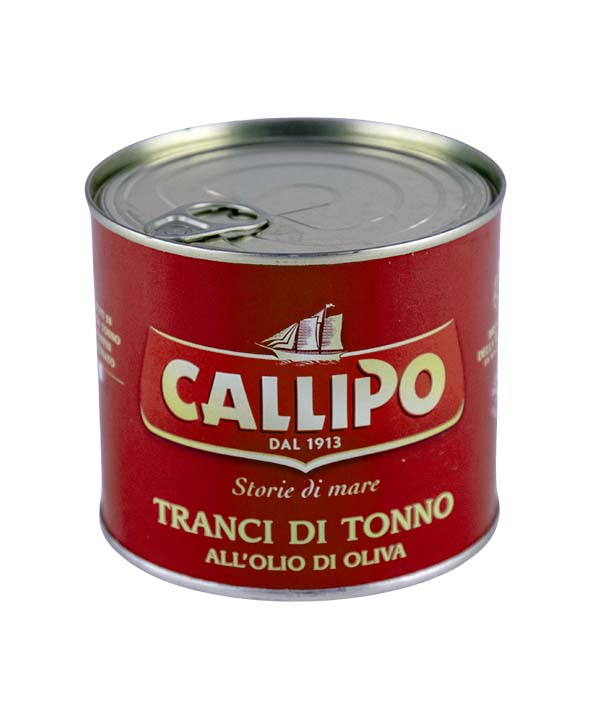 TONNO YELLOWFIN TRANCI IN OLIO DI OLIVA CALLIPO GR 600