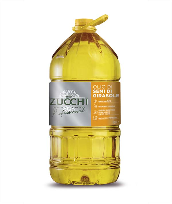 OLIO SEMI GIRASOLE PET ZUCCHI PRO LT 10