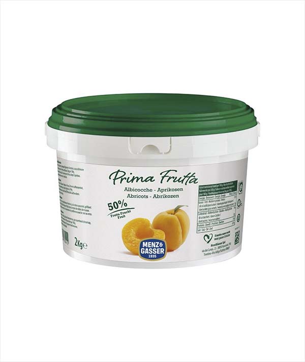 CONFETTURA EXTRA ALBICOCC CON PEZZI PRIMA FRUTT MENZ & GASSER 
KG 2