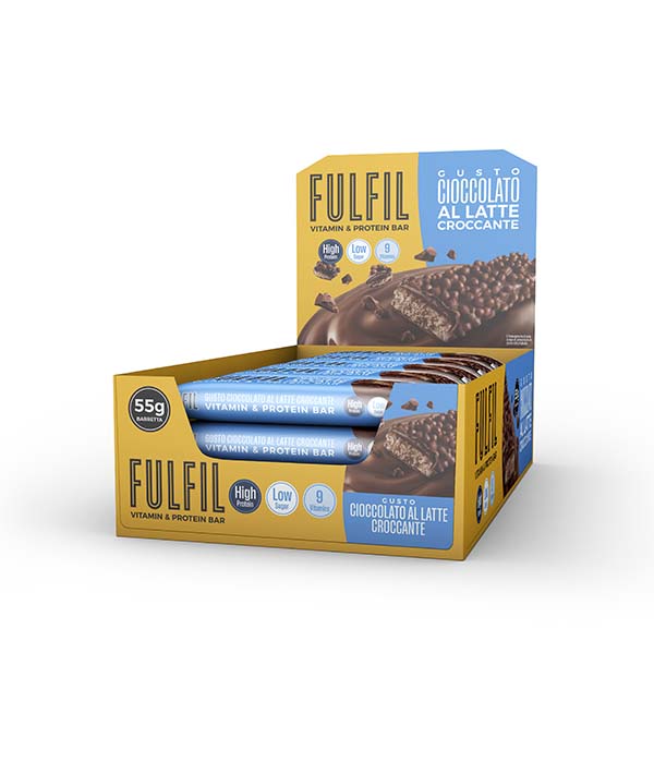 BARRETTA ENERGETICA CIOCCOLATO AL LATTE GR 55 FULFIL PZ 15
