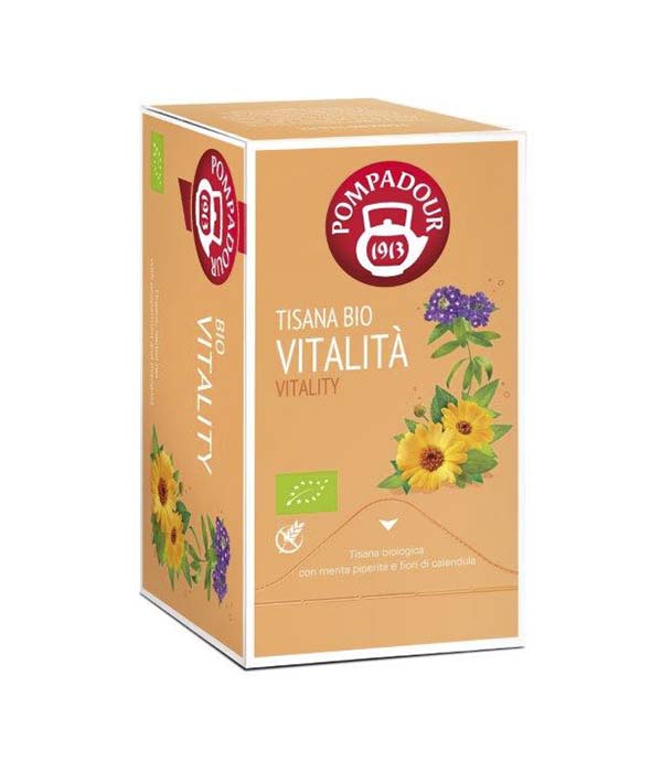 TISANA BIO WELLNESS VITALITÀ GR 2 POMPADOUR PZ 20