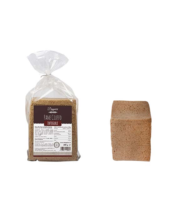 PANE CIUFFO INTEGRALE CM 12X12 PZ 13 DEPPIERI GR 400