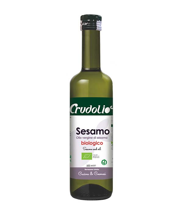 OLIO DI SEMI DI SESAMO BIO CRUDOLIO ML 500