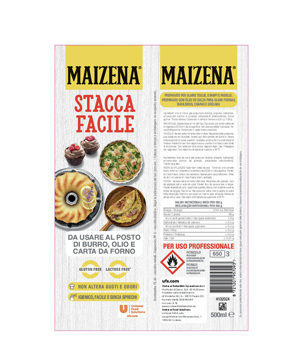 STACCAFACILE SPRAY MAIZENA ML 500