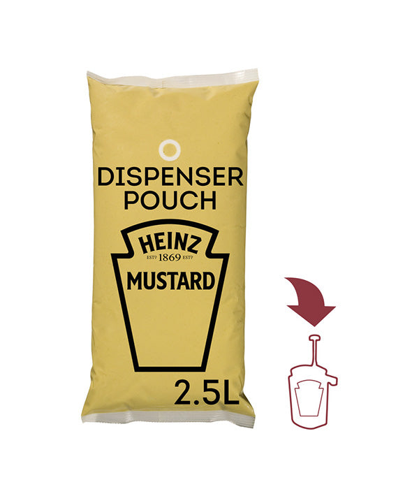 SENAPE RICARICA PER DISPENCER HEINZ KG 2,7