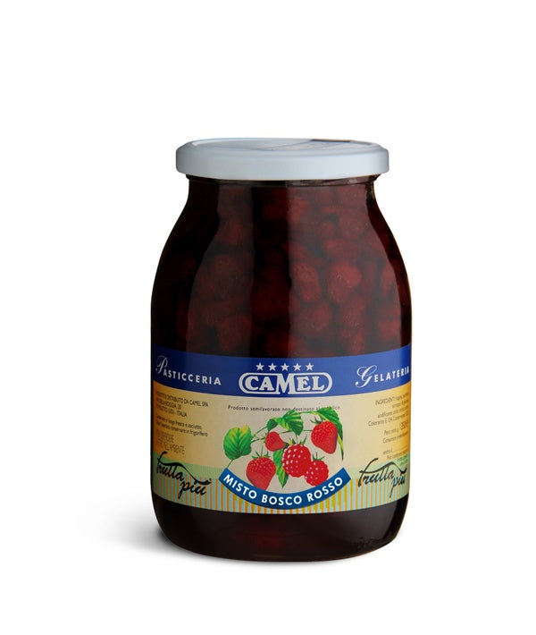 FRUTTA MISTO BOSCO FRAGOLA LAMPONI VASO VETRO CAMEL KG 1,3
