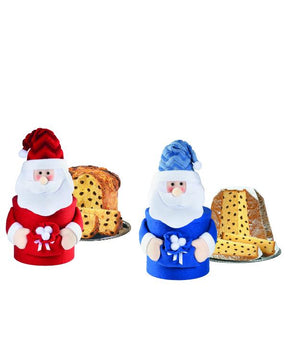 BABBO DOLCI AUGURI BLU CON PANDORO